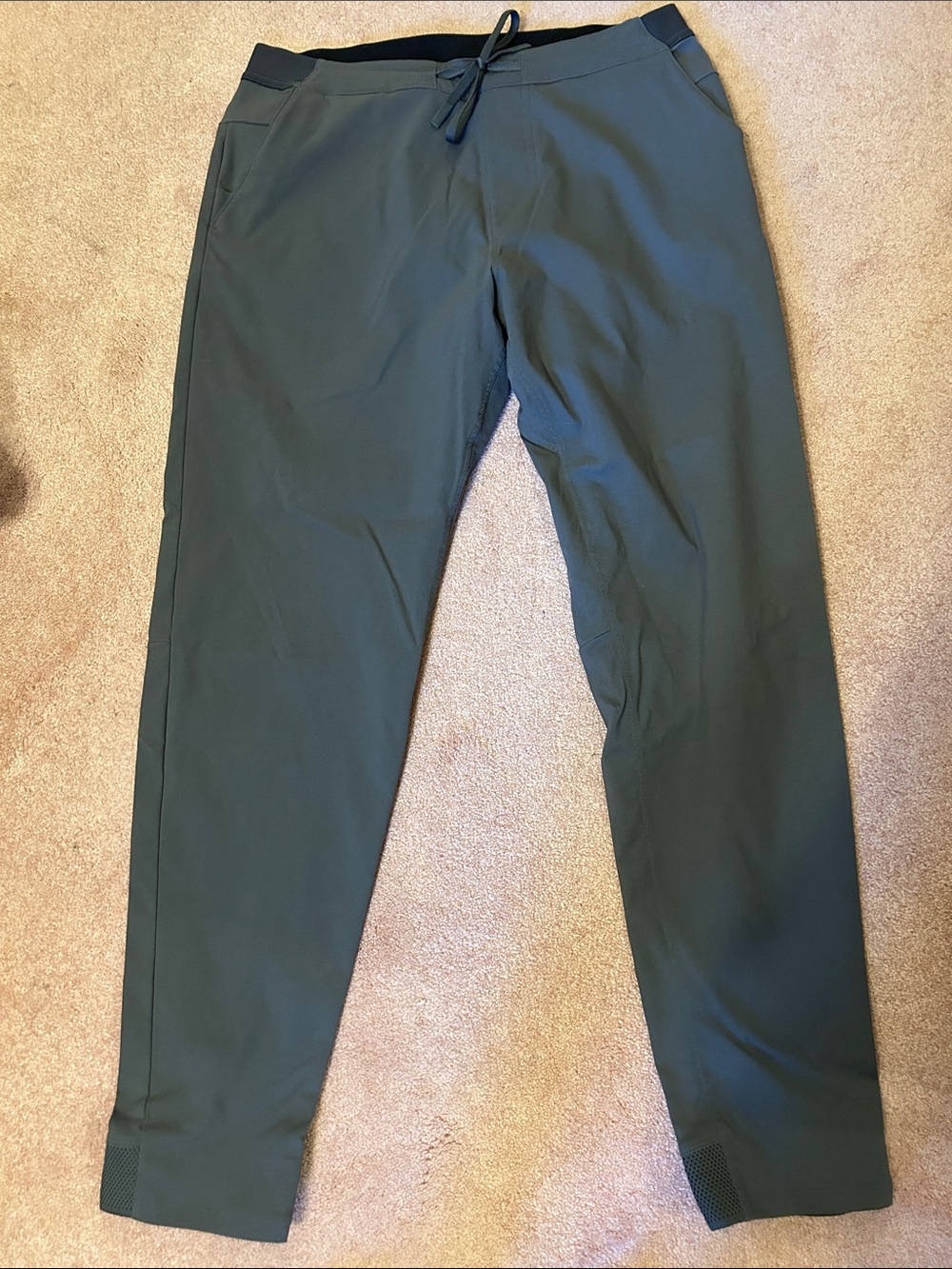 True & Co. Men's Dark Olive Green Jogger Pants